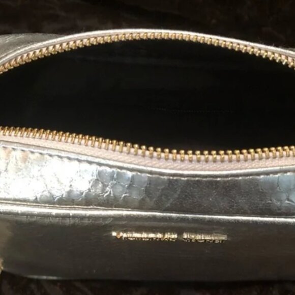 Victoria’s Secret leather silver crossbody bag with silver leather tassel - Picture 6 of 8